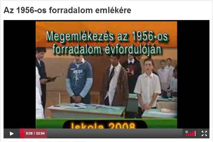 Az 1956-os forradalom emlkre
