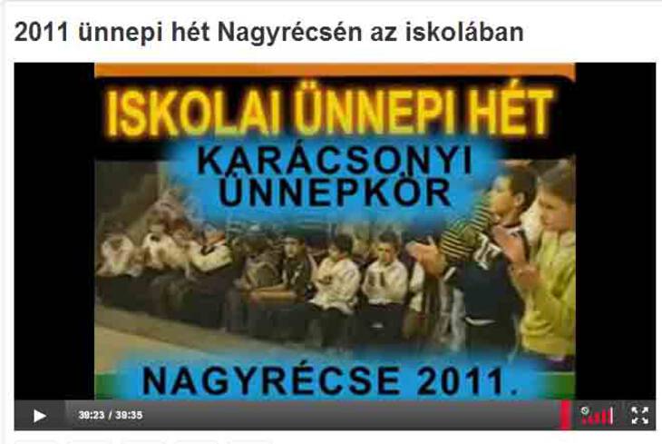 2011 nnepi ht Nagyrcsn az iskolban
