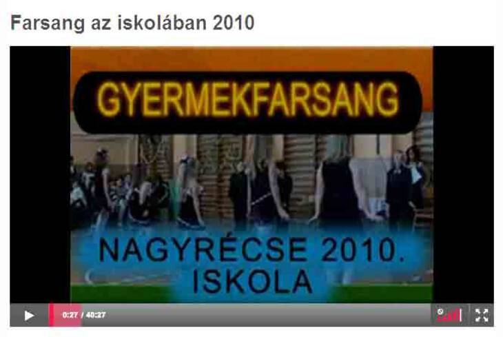 Farsang az iskolban 2010